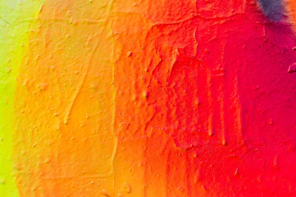 Fragmento de graffiti coloreado pintado en una pared . —  Fotos de Stock