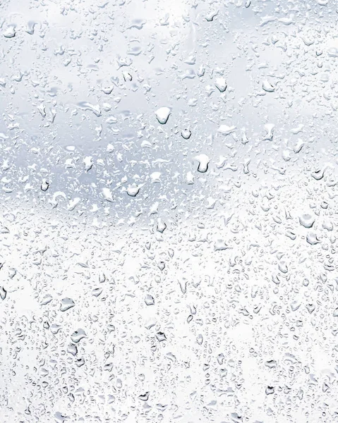 Regen Druppels Glazen Oppervlak Met Troebele Achtergrond Natuurlijke Achtergrond Van — Stockfoto