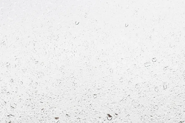 Gouttes Pluie Sur Surface Des Lunettes Fenêtre Avec Fond Gris — Photo