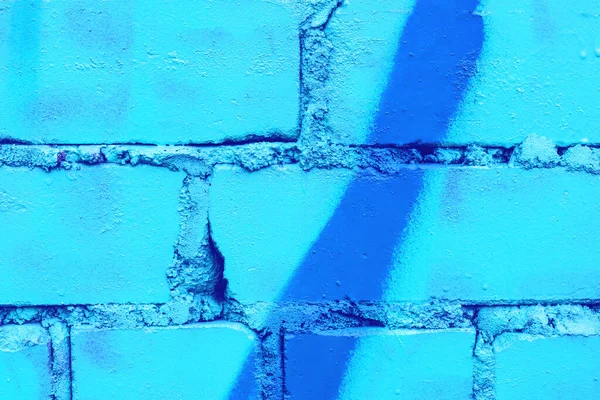 Fragment Colored Graffiti Painted Brick Wall Texture Abstract Background Design — Stock Photo, Image