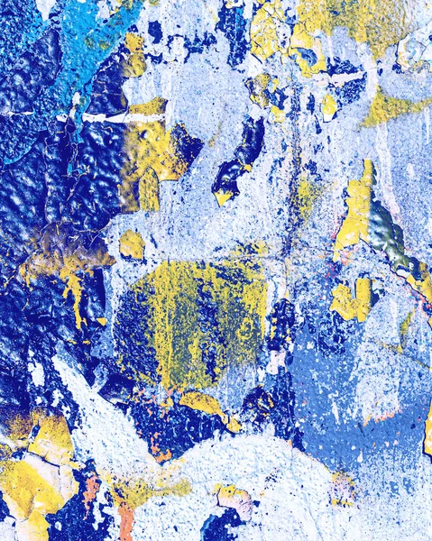 Фрагмент Кольорового Графіті Намальованого Стіні Яскравий Абстрактний Фон Дизайну Пілінговою — стокове фото