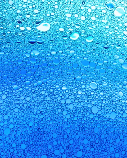 Gocce Colorate Olio Sull Acqua Cerchi Colorati Ovali Astratto Sfondo — Foto Stock