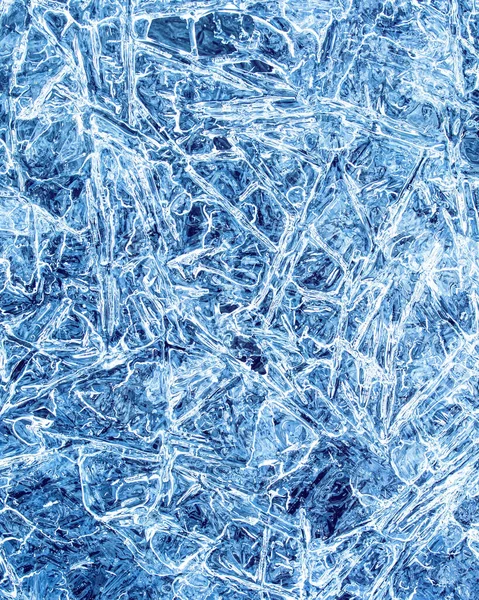 Текстура Льда Зимой Abstract Background Frost Design Photographed Close Seup — стоковое фото