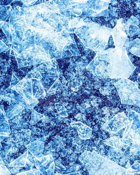 Jég Textúrája Télen Absztrakt Háttér Tervezés Fényképezett Közelkép — Stock Fotó