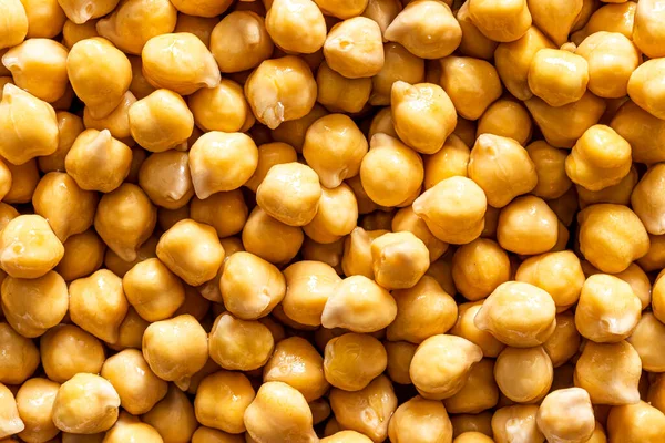 Close Chickpea Bean Seeds Background Healthy Vegetarian Nutrition Component Texture — Stock Photo, Image