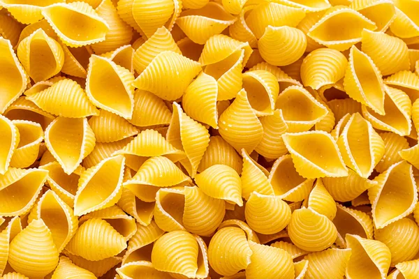 Colorful Italian Pasta Conchiglie Abstract Backdrop Traditional Food Texture — Stock Photo, Image