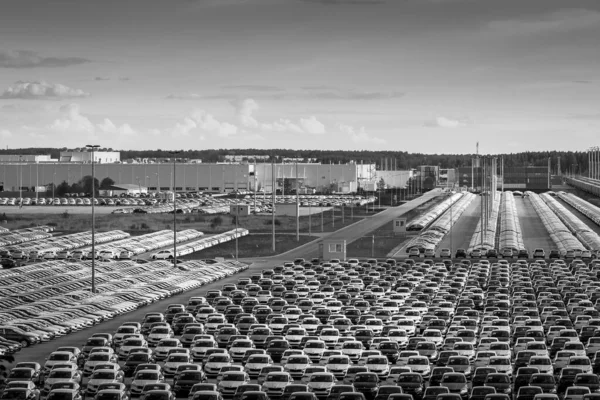Volkswagen Group Rus Rusko Kaluga Května 2020 Řady Nových Automobilů — Stock fotografie