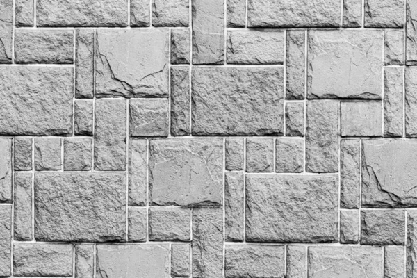 Black White Texture Wall Covered Decorative Brick Tiles Abstract Monochrome — Stock Photo, Image