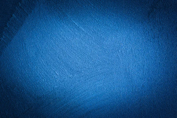 Modrá Dekorativní Sádrová Textura Známkou Abstraktní Grunge Pozadí Kopírovací Prostor — Stock fotografie