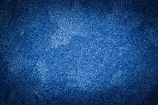 Textura Yeso Decorativo Azul Con Viñeta Fondo Grunge Abstracto Con —  Fotos de Stock