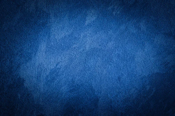Textura Gesso Decorativo Azul Com Vinheta Fundo Grunge Abstrato Com — Fotografia de Stock