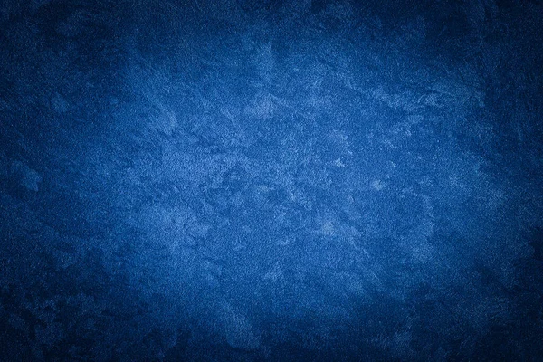 Texture Plâtre Décoratif Bleu Avec Vignette Résumé Fond Grunge Avec — Photo