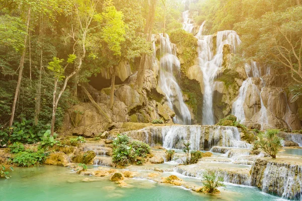 Tat Kuang Waterfalls Forest Luang Prabang Laos — Stock Photo, Image