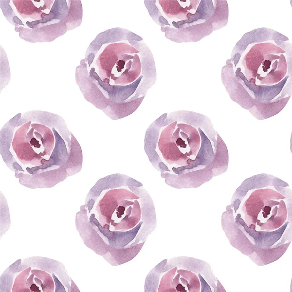 Suluboya pastel çiçekli kusursuz desen. Romantik tarzda. Klasik arka plan. Baskı, tekstil, duvar kağıdı için.
