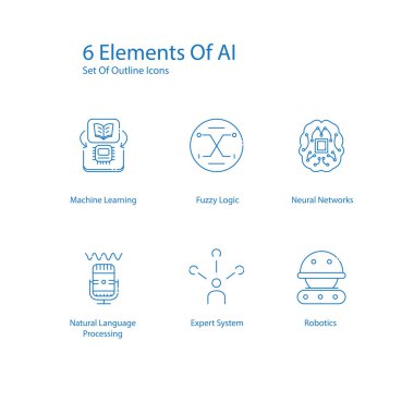 Al Elementleri Vektör Simgesi Tasarımı