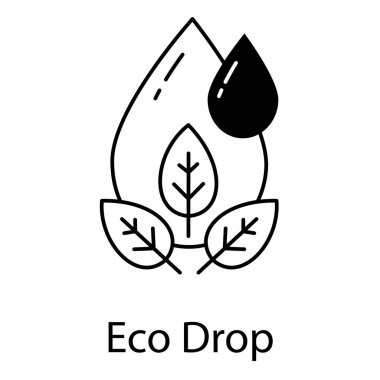 Eko Mavi Düşürme Küresel Sürdürülebilirlik Vektörü Resmetme Simgesi Tasarımı