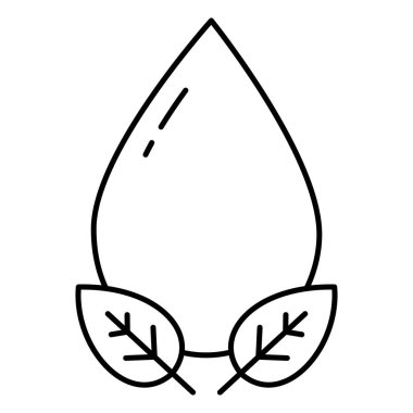 Yaprak Düşürme Sembol Vektörü İllüstrasyon Ekolojik Koruma Kampanyası için Simge Tasarımı