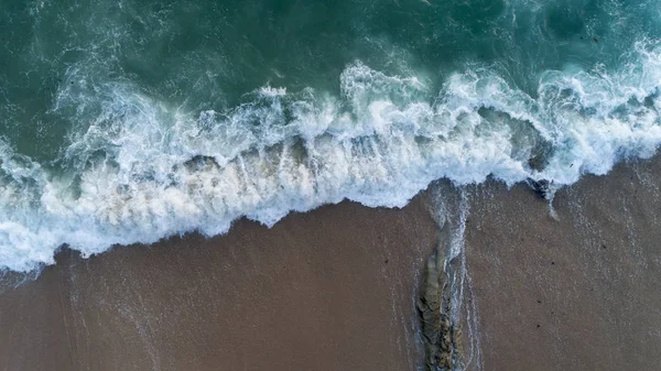 Vista Aérea Dron Plano Paisaje Marino Escénico Frente Playa Tailandia — Foto de Stock