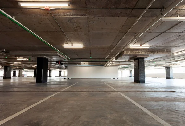 Parking garage interior, industrial building,Empty underground interior in apartment or in supermarket.