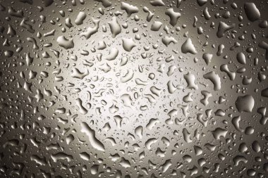 Su damlaları karanlık duvar ve ışık, su damlası için arka plan ve tasarım.