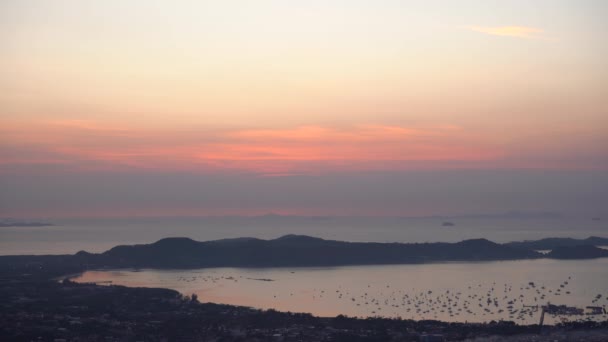 Mooi Licht Van Natuur Landschap Zonsopgang Zonsondergang Tijd Natuur Beelden — Stockvideo