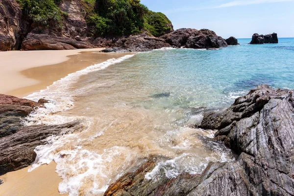 Paisagem Natureza Paisagem Vista Mar Tropical Bonito Com Vista Para — Fotografia de Stock