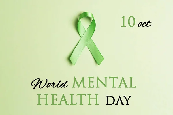 Concept de la Journée mondiale de la santé mentale . — Photo