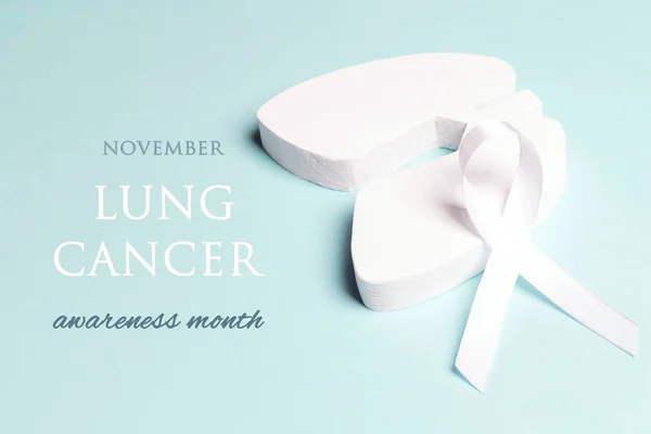 November lung cancer awareness month.