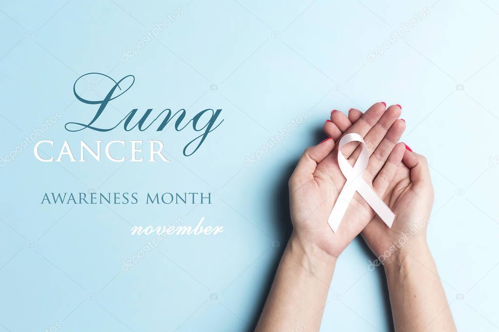 November lung cancer awareness month.