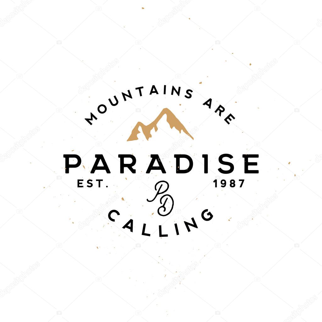 Outdoor vintage labels. Apparel labels, clothing labels. Outdoor travel themed vintage badges.