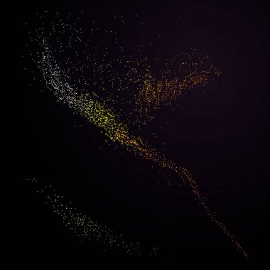 Hertzprung-Russel diagram, scatter plot of start diagram. Main sequence stars, hypergiants, giants, dwarf stars clipart