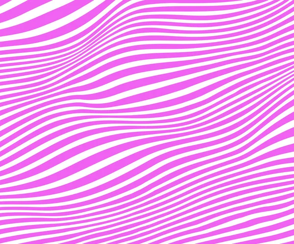Ligne vagues fond design vectoriel illustration concept dans le style rose — Image vectorielle