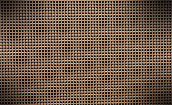 Buracos metálicos de alto-falante de áudio design de fundo — Fotografia de Stock