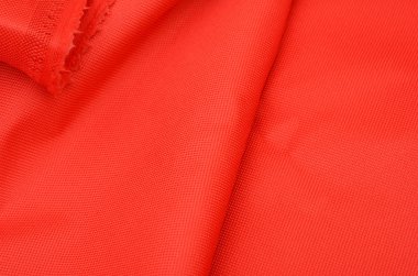 Arka plan dokusu kadar yakın kırmızı kumaş bez