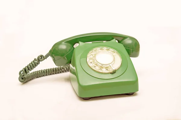 Stará telefonní budky fotka, pozadí komunikační koncepce — Stock fotografie
