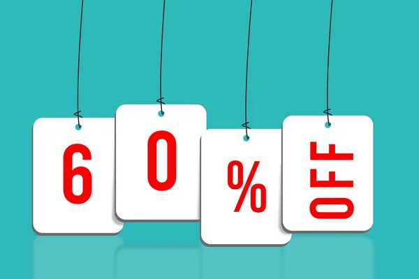 Satışkapalı yüzde altmış, İndirim yüzde 60 Kapalı arka plan illüstrasyon, Süper Satış kadar% 40 kavramı
