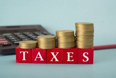 Vergilerdeki Artış altın sikkelerle yapılan bir grafikte gösterdi