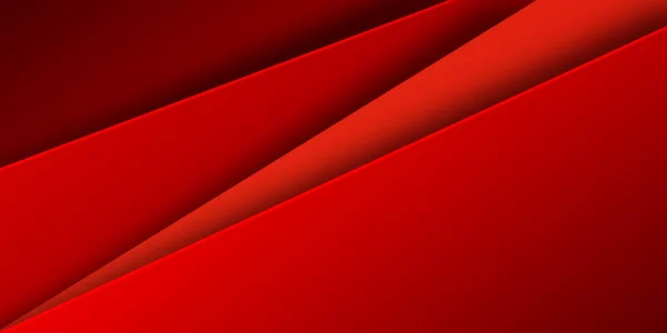 Red color abstract background illustration, copy space banner — Stock Photo, Image