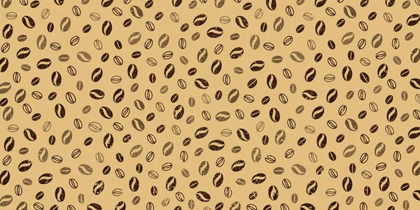 Seamless pattern with Coffee Beans Illustration background