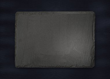 Siyah ahşap masadaki gri tahta kaplama fotoğraf, kopyalama alanı olan doğal doku.