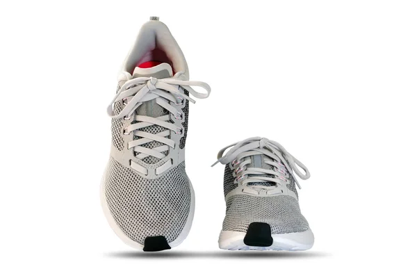 Moda Spor Ayakkabısı Beyaz Arka Planda Kırpma Yolu Ile Izole — Stok fotoğraf