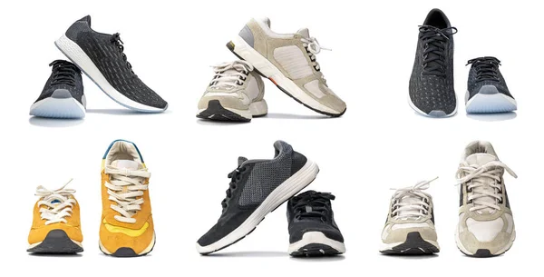 Grupo de zapatillas de correr de moda zapatos — Foto de Stock
