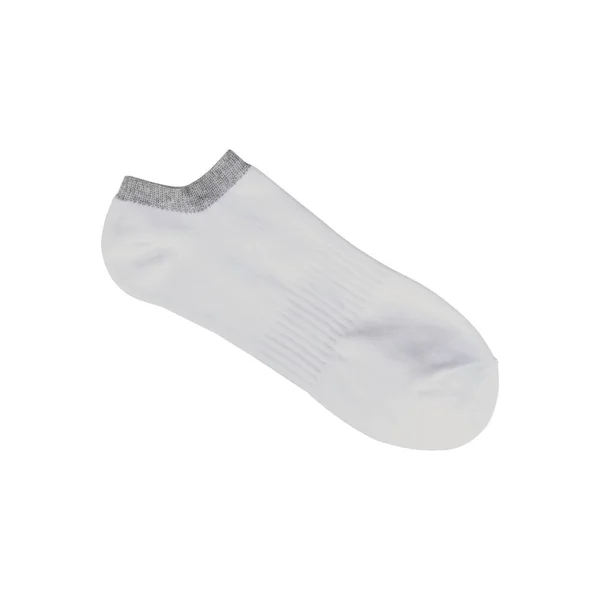 White short sport sock isolated — Stock Photo, Image