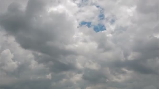 Schöne Wolken Himmel Bewegungszeitraffer Sommertag Clip Video — Stockvideo