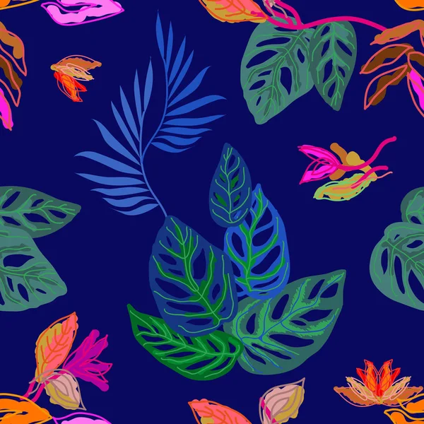 Palette de couleurs forêt tropicale . — Image vectorielle