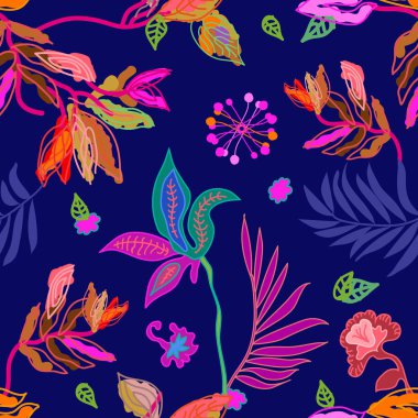 Soyut çiçek ile yarım yamalak Yazdır.