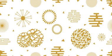 Soyut vektör desen grunge daireler ile.