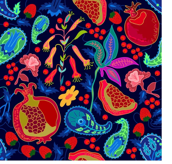 Yaz meyve ve çilek Bahçe.