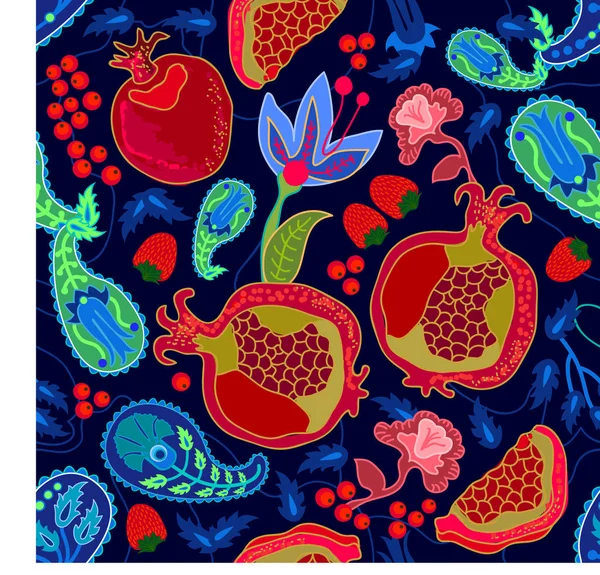 Yaz meyve ve çilek Bahçe.