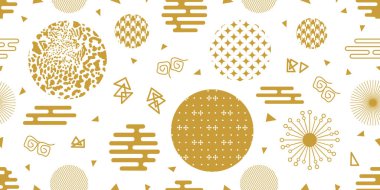 Japon sanatı motifleri ile arka plan.